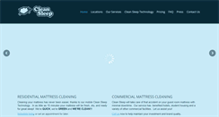 Desktop Screenshot of cleansleep.com